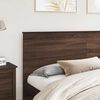 vidaXL T&ecirc;te de lit Ch&ecirc;ne brun 200 cm Bois d'ing&eacute;nierie