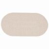 vidaXL Tapis ZIZUR Cr&egrave;me 150 x 80 cm Polypropyl&egrave;ne