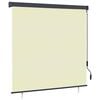 vidaXL Store enrouleur Cr&egrave;me 180 x 250 cm Tissu et Aluminium