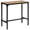 vidaXL Table de bar 110x55x107 cm bois de manguier massif brut