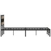 vidaXL Cadre de lit sans matelas ch&ecirc;ne sonoma 140x200 cm