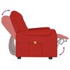 vidaXL Fauteuil de massage inclinable 2 places rouge bordeaux