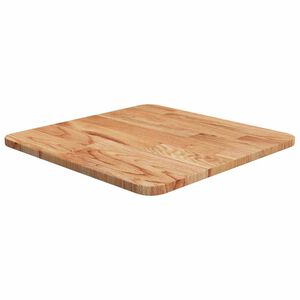 vidaXL Dessus de table carr&eacute; Marron clair40x40x1,5cm Bois ch&ecirc;ne trait&eacute;