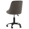 vidaXL Chaises pivotantes &agrave; manger lot de 6 gris fonc&eacute; velours