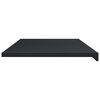 vidaXL Appui de fen&ecirc;tre Anthracite avec grain de bois PVC