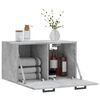 vidaXL Armoire murale Gris b&eacute;ton 60x36,5x35 cm Bois d'ing&eacute;nierie