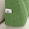 vidaXL Coussin de Dos Vert clair 80 x 24 x 50 cm Velours
