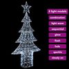 vidaXL Sapin de No&euml;l avec 240 LED Blanc froid 180 cm Acrylique