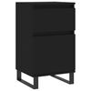 vidaXL Buffets 2 pcs noir 40x35x70 cm bois d&rsquo;ing&eacute;nierie