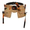 Toolpack Ceinture porte-outils &agrave; poche double Superior Cuir 366.004