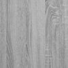 vidaXL Table console sonoma gris 90x35x80 cm bois d'ing&eacute;nierie
