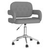vidaXL Chaises pivotantes &agrave; manger lot de 2 gris similicuir