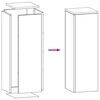 vidaXL Support de Plante 2 pcs Rouill&eacute; 24 x 24 x 75 cm Acier patin&eacute;