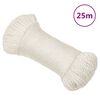 vidaXL Corde de travail Blanc 3 mm 25 m polypropyl&egrave;ne