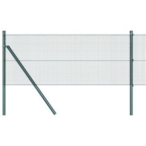 vidaXL Cl&ocirc;ture en fils soud&eacute;s pour fixation au sol 100 x 0,6 m Vert