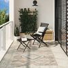 vidaXL Tapis ARBIZU int&eacute;rieur ext&eacute;rieur design vintage 140x200 cm