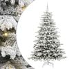 vidaXL Sapin de No&euml;l Artificiel &agrave; Branches Articul&eacute;es Blanc 210 cm