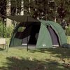 vidaXL Tente de camping tunnel 4 personnes vert imperméable