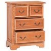 vidaXL Commode Bois d'acajou massif