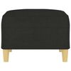 vidaXL Repose-pied Noir 70x55x41 cm Tissu