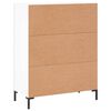 vidaXL Buffet blanc 69,5x34x90 cm bois d'ing&eacute;nierie