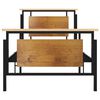 vidaXL Cadre de lit sans matelas m&eacute;tal 100x200 cm