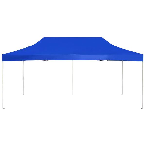 vidaXL Tente de r&eacute;ception pliable Aluminium 6 x 3 m Bleu