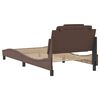 vidaXL Cadre de lit Viana sans matelas marron 100x200 cm similicuir