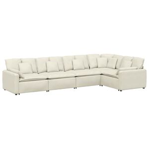 vidaXL Canap&eacute; modulable avec coussins velours gris clair