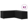 vidaXL Housses pour canap&eacute; en forme de L 2 pcs 254x254x80 cm 420D