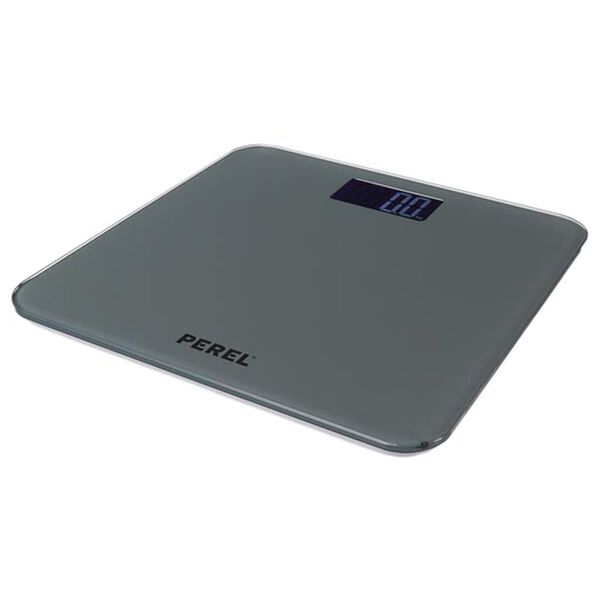 Perel P&egrave;se-personne de salle de bain num&eacute;rique 180 kg Gris