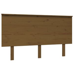 vidaXL T&ecirc;te de lit Marron miel 139x6x82,5 cm Bois massif de pin