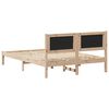 vidaXL Cadre de lit avec t&ecirc;te de lit rembourr&eacute;e Taupe 120 x 190 cm
