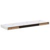 vidaXL &Eacute;tag&egrave;re Murale Marbre blanc 80 x 23,5 x 4 cm Bois d'ing&eacute;nierie