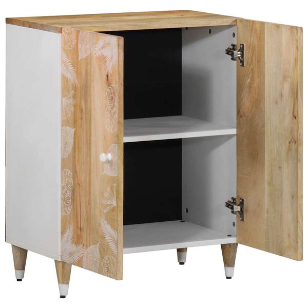 vidaXL Buffet 60x33,5x75 cm bois de manguier massif