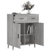 vidaXL Buffet sonoma gris 69,5x34x90 cm bois d'ing&eacute;nierie