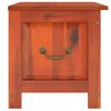 vidaXL Coffre de rangement avec couvercle marron bois massif d'acacia