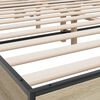 vidaXL Cadre de lit sans matelas ch&ecirc;ne sonoma 160x200 cm