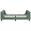 vidaXL Cadre de lit pour enfants avec t&ecirc;te de lit Vert Mer 90 x 200 cm
