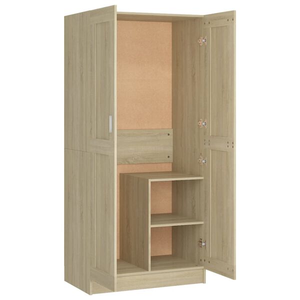 vidaXL Garde-robe Ch&ecirc;ne sonoma 82,5x51,5x180 cm Agglom&eacute;r&eacute;
