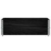 vidaXL Colliers de palette 2 pcs noir 120x80 cm bois de pin solide
