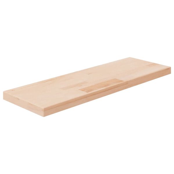 vidaXL Panneau d'&eacute;tag&egrave;re 60x20x2,5 cm Bois de ch&ecirc;ne massif non trait&eacute;
