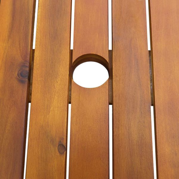 vidaXL Ensemble &agrave; manger d'ext&eacute;rieur 7 pcs Bois d'acacia solide
