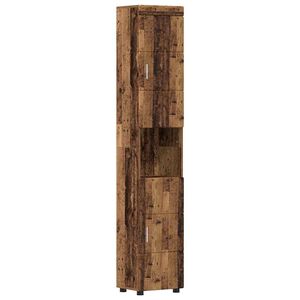 vidaXL Ensemble d'armoire de salle de bain TULUM Bois ancien