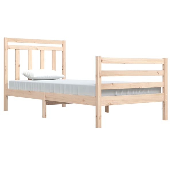 vidaXL Cadre de lit sans matelas 100x200 cm bois massif