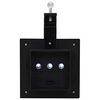vidaXL Lampes solaires &agrave; LED carr&eacute;es d'ext&eacute;rieur 12 pcs 12 cm Noir