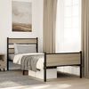 vidaXL Cadre de lit sans matelas ch&ecirc;ne sonoma 90x190 cm