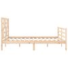 vidaXL Cadre de lit sans matelas 160x200 cm bois massif