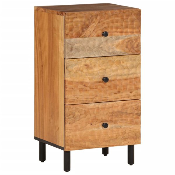 vidaXL Armoire lat&eacute;rale 40x33x75 cm bois massif d'acacia