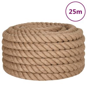 vidaXL Corde de jute 25 m de long 30 mm d'&eacute;paisseur